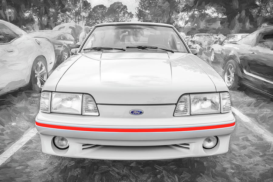 1988 Ford Mustang GT 5.0 Hatchback X105 Photograph by Rich Franco