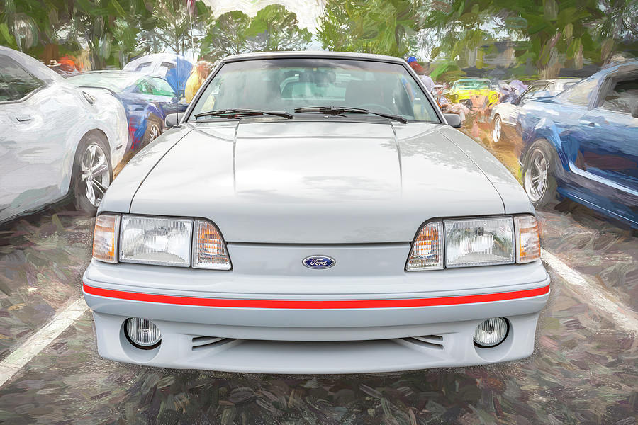 1988 Ford Mustang GT 5.0 Hatchback X106 Photograph by Rich Franco