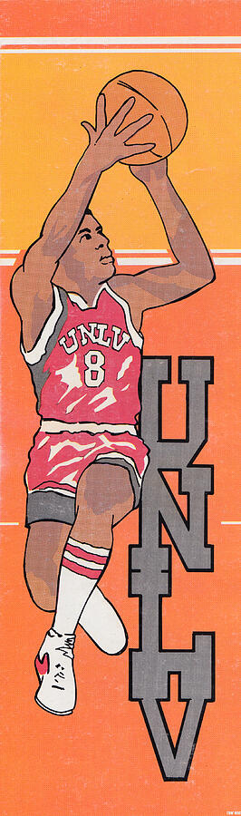 1988 UNLV Basketball Mixed Media by Row One Brand