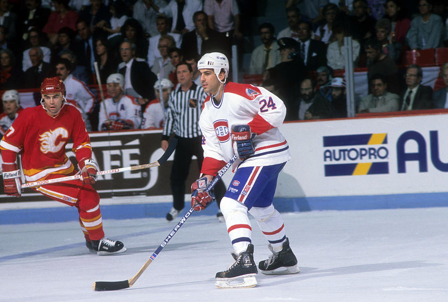 1989 Stanley Cup Finals - Game 4:  Calgary Flames v Montreal Canadiens Photograph by B Bennett