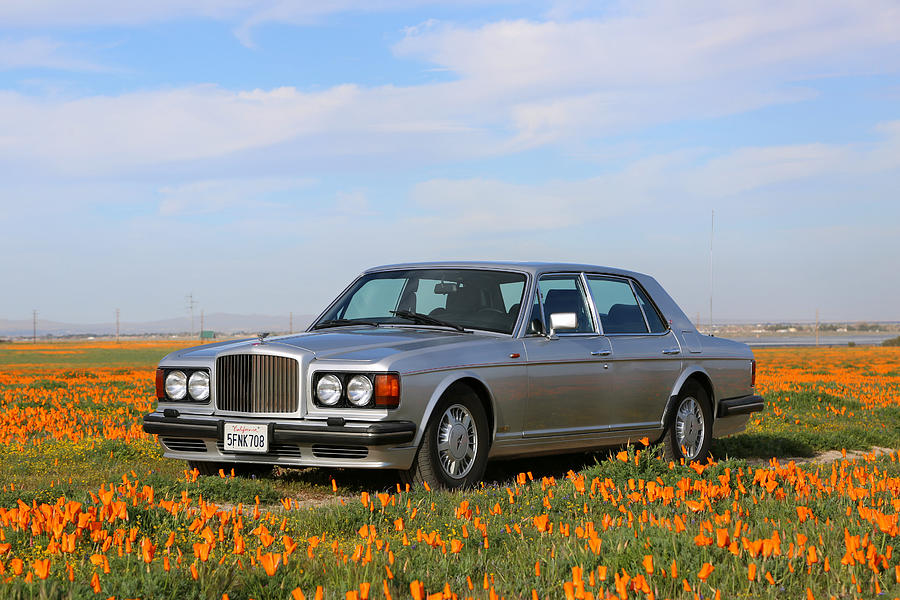 1990 Bentley Turbo R Photograph by Steve Natale