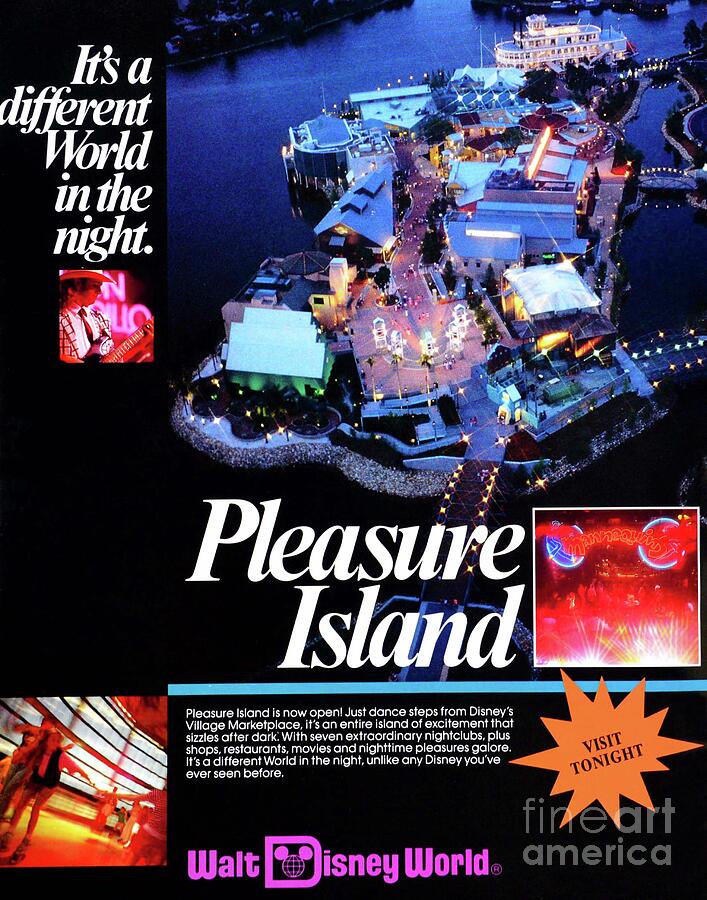 1990s Pleasure Island ad Photograph by David Lee Thompson