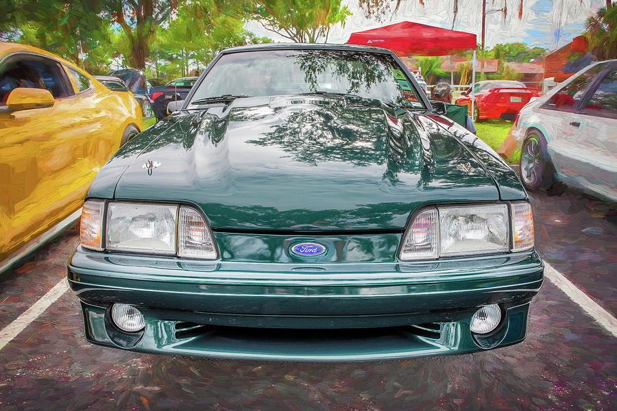 1992 Ford Cobra Mustang X104 Photograph by Rich Franco