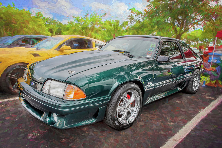 1992 Ford Cobra Mustang X108 Photograph by Rich Franco