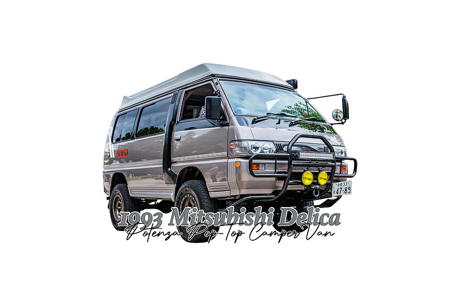 1993 Mitsubishi Delica Potenza Pop-Top Camper Photograph by Gestalt ...