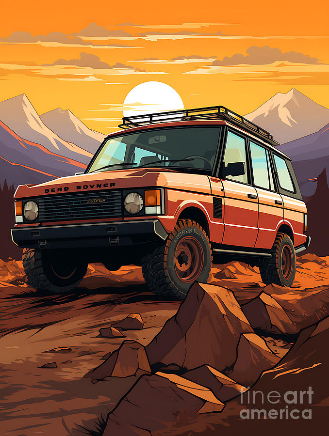 1995 range rover 300tdi with offroad tires over by Asar Studios ...