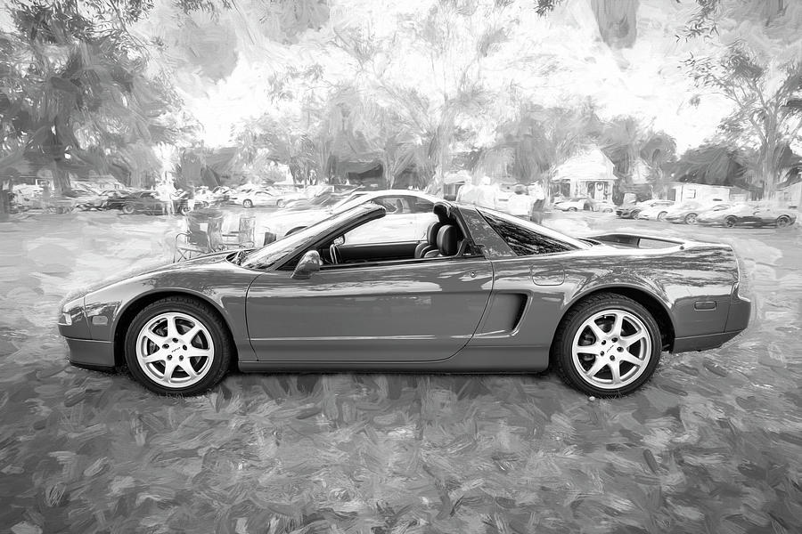 1996 Red Acura NSX X105 Photograph by Rich Franco
