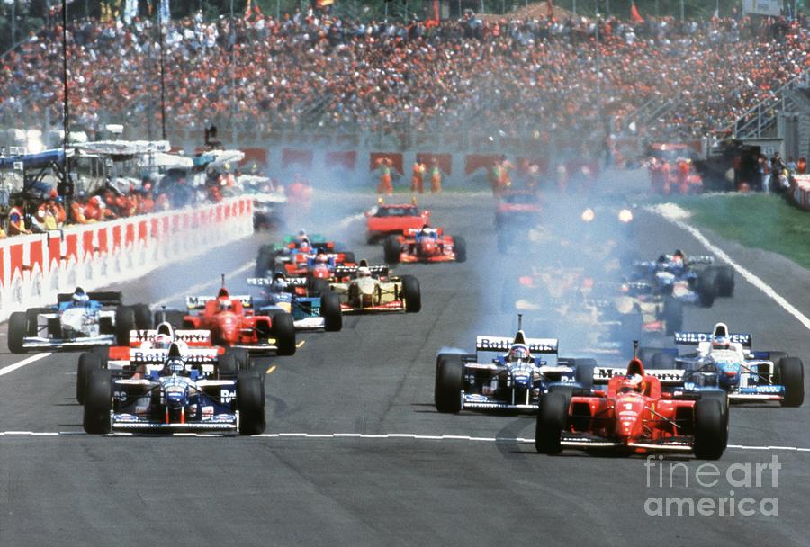 1996 San Marino Grand Prix Photograph by Oleg Konin