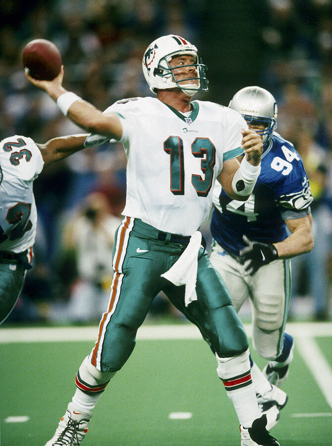 1999 AFC Wild Card Playoff Game - Miami Dolphins vs Seattle Seahawks - January 9, 2000 Photograph by Tami Tomsic