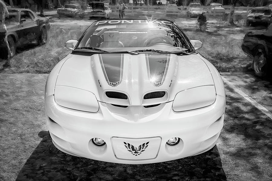 1999 White Pontiac Trans Am Daytona 500 Anniversary Edition X131 Photograph by Rich Franco