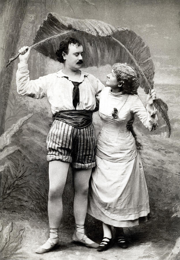 19th C. Young Couple in Love Photograph by Historic Image