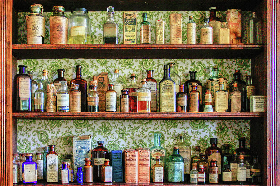 19th Century Pharmacy Bottles Photograph by Tatiana Travelways 19th Century Pharmacy Bottles Photograph by Tatiana Travelways