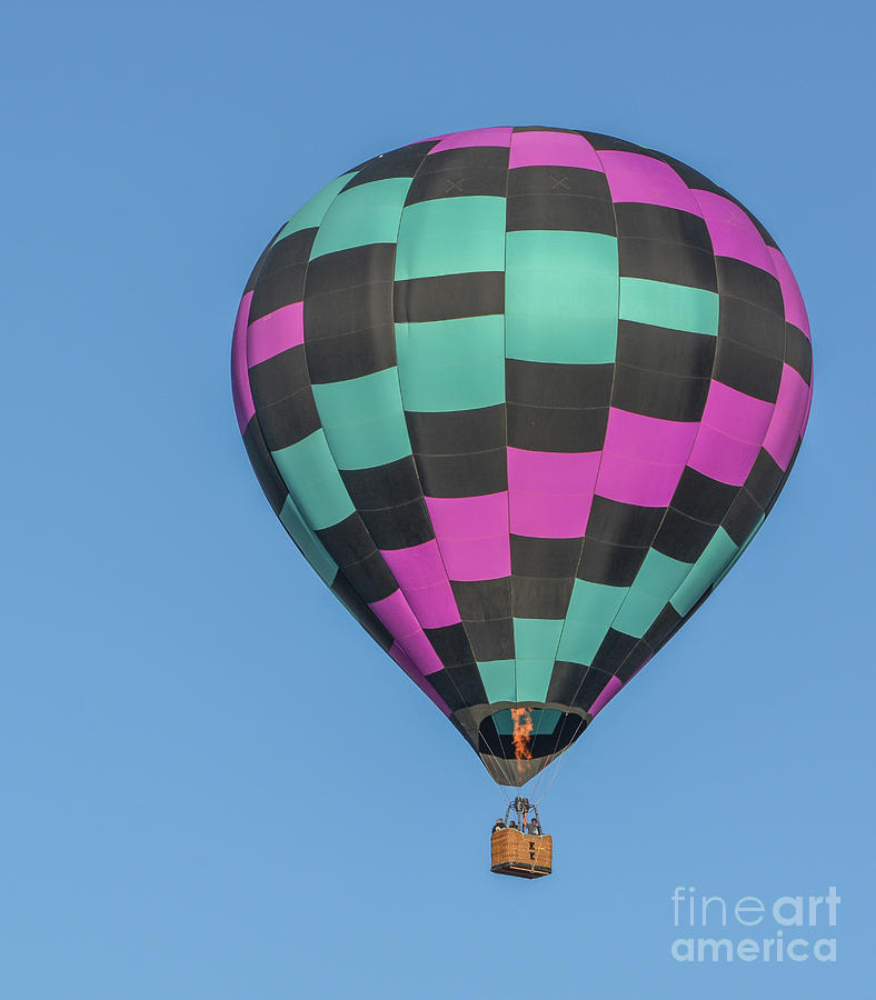 #1 Peaceful Flight Over Sunny Arizona On Brightly Colored Hot Air Balloon. Maricopa County, Arizona Photograph