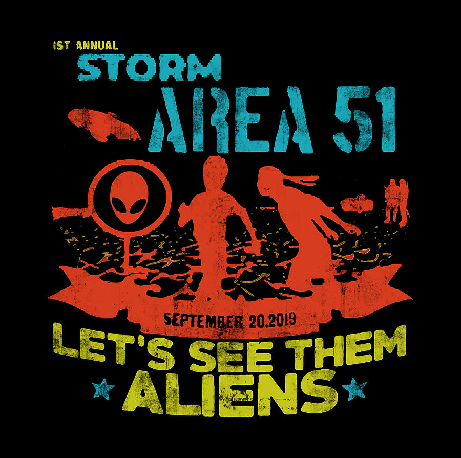 1st Annual Area 51 Digital Art by Viviana C Olmos