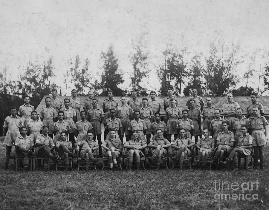 1st Battalion Of The Mauritius Regiment 1943 Photograph