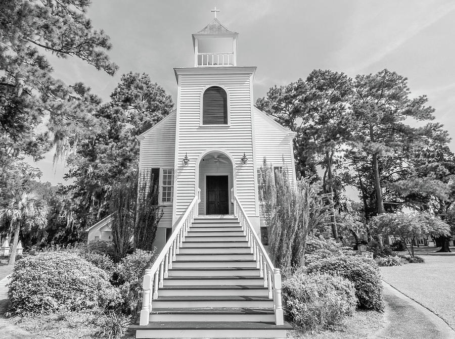 1st Presbyterian B/W Photograph By Dan Vogel - Fine Art America