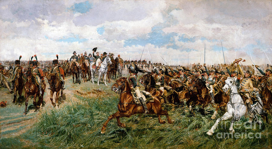 1807, Friedland #2 Painting by Ernest Meissonier