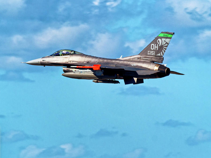 180th Fighter Wing Training #2 Photograph by Ron Dubin