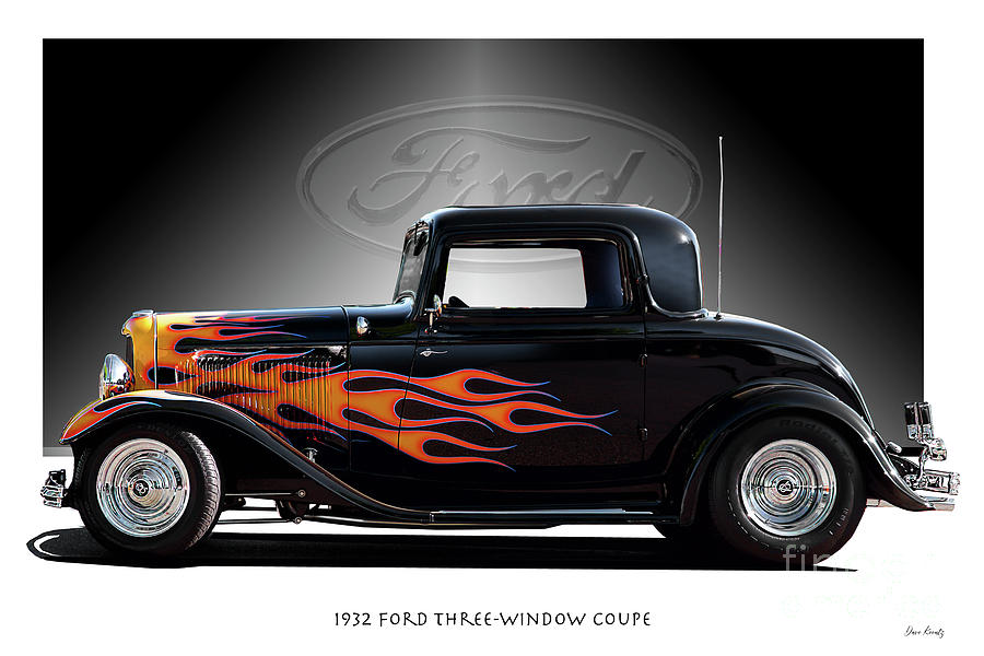 1932 Ford 3-Window Coupe #2 Photograph by Dave Koontz