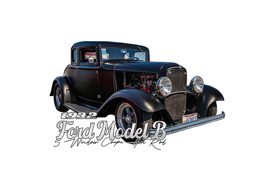 1932 Ford Model B 5 Window Coupe Hot Rod Photograph By Gestalt Imagery ...