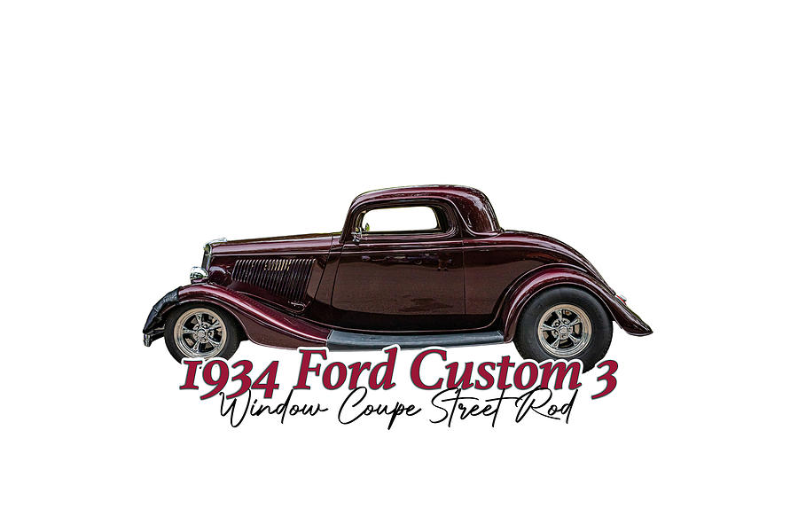 1934 Ford Custom 3 Window Coupe Street Rod Photograph by Gestalt ...