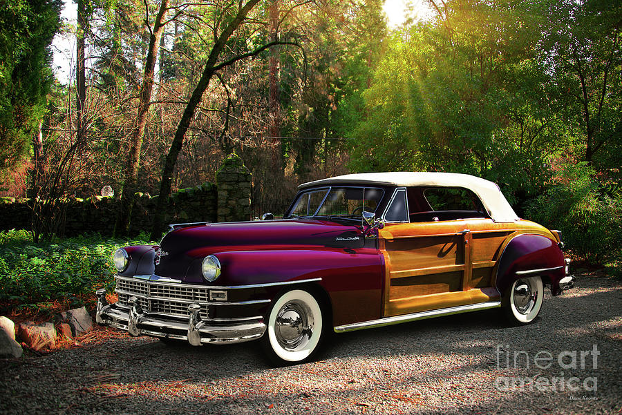 1946 Chrysler Town and Country Convertible #2 Photograph by Dave Koontz
