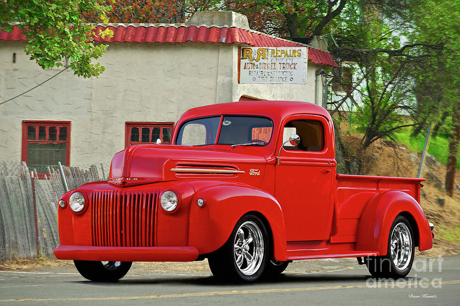1947 Ford F1 Stepside Pickup #2 Photograph by Dave Koontz