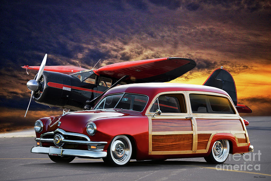 1950 Ford Woody Wagon #3 Photograph by Dave Koontz