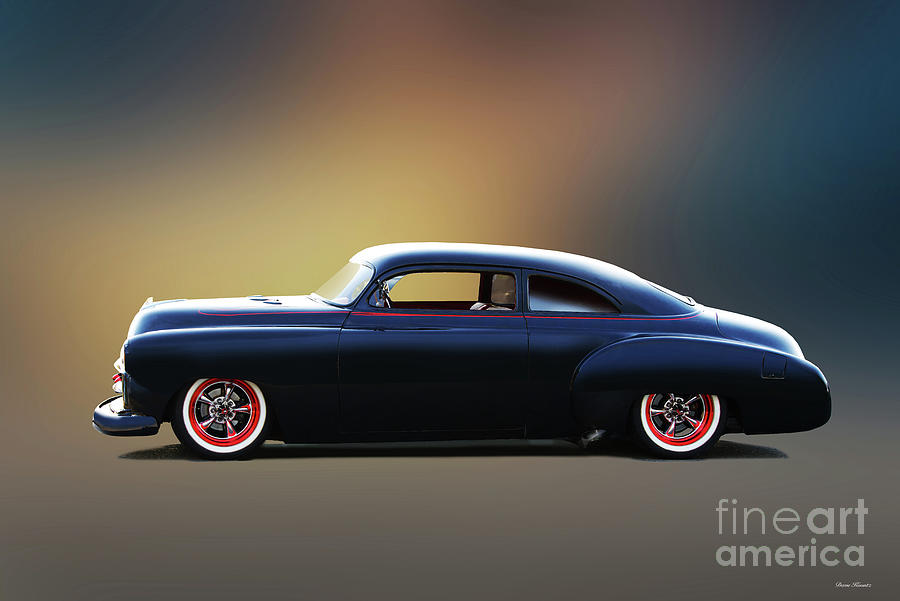 1951 Chevrolet Custom Coupe #2 Photograph by Dave Koontz