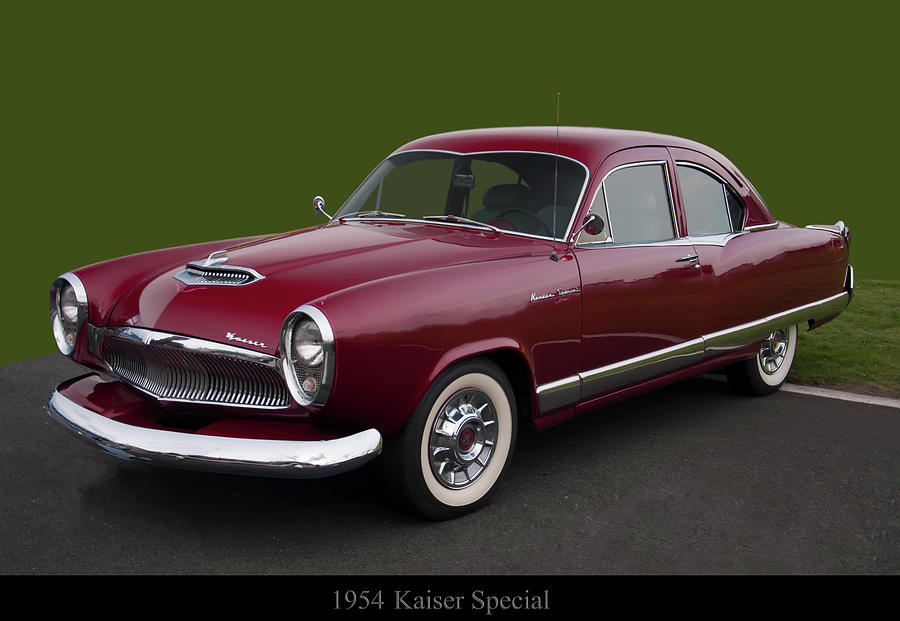 Vintage Automobiles Photograph - 1954 Kaiser special #2 by Flees Photos