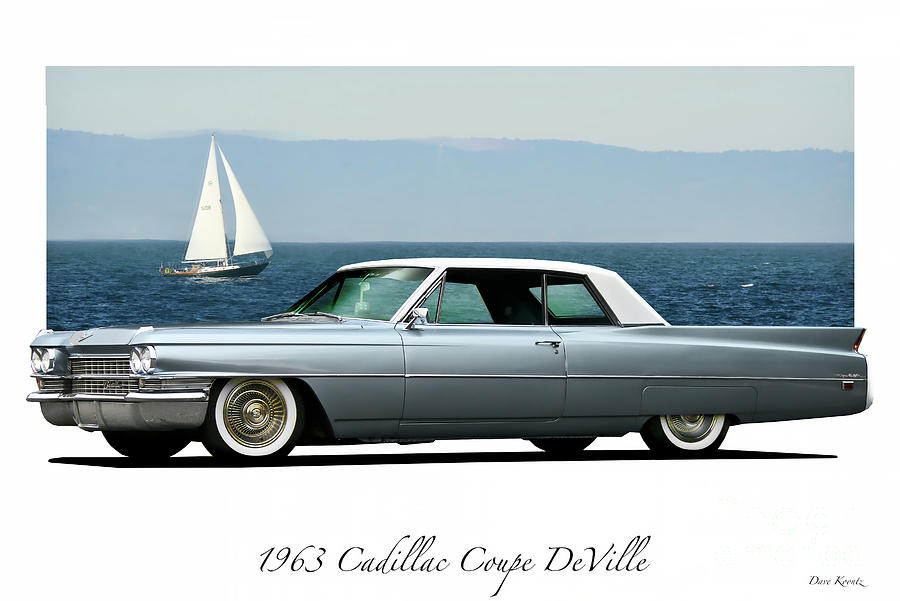 1963 Cadillac Coupe DeVille #2 Photograph by Dave Koontz