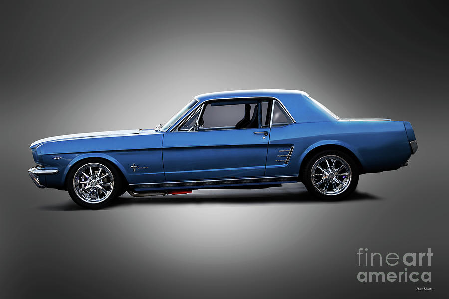 1966 Ford Mustang 302 Coupe #2 Photograph by Dave Koontz