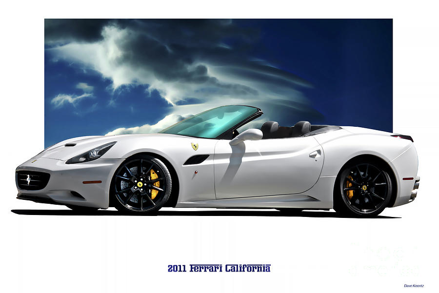 2011 Ferrari California Photograph by Dave Koontz