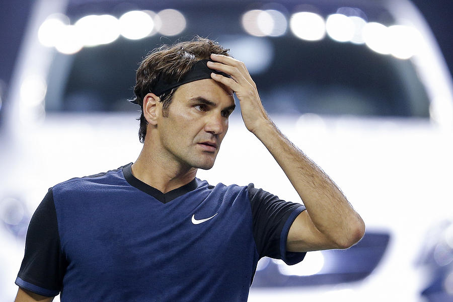2015 Shanghai Rolex Masters - Day 3 Photograph by Lintao Zhang
