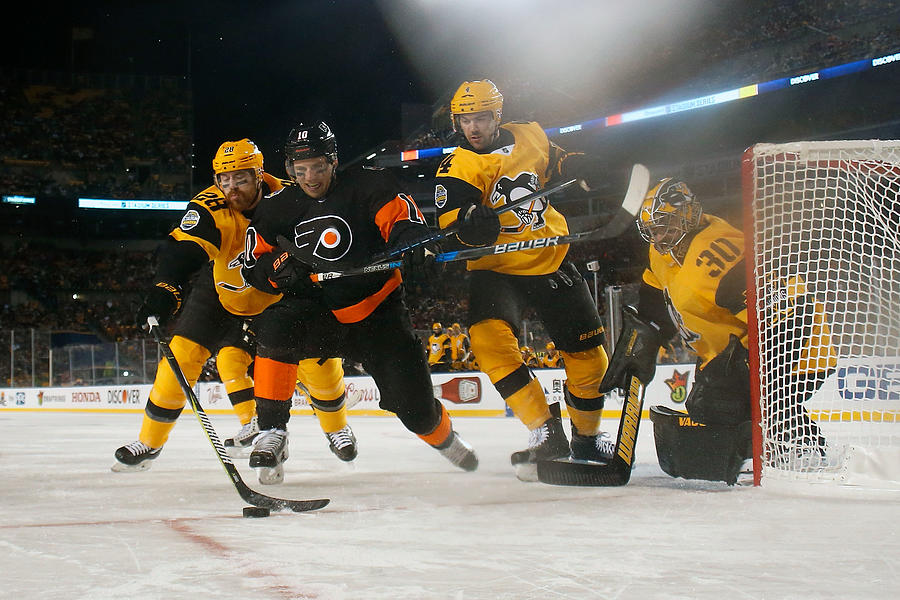 2017 Coors Light NHL Stadium Series - Philadelphia Flyers v Pittsburgh Penguins Photograph by Kirk Irwin