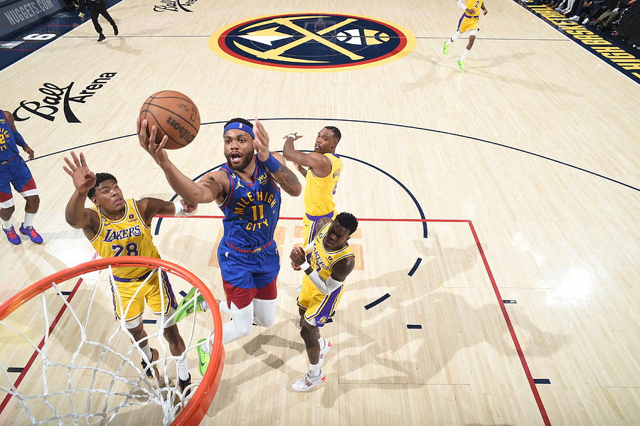 2023 NBA Playoffs- Los Angeles Lakers v Denver Nuggets Photograph by Andrew D. Bernstein