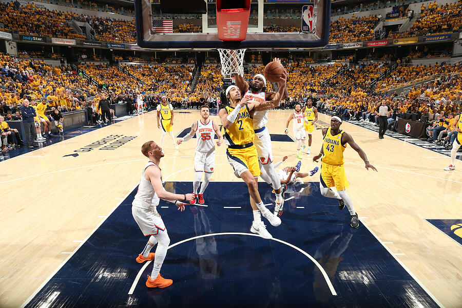 2024 NBA Playoffs - New York Knicks v Indiana Pacers by Nathaniel S. Butler