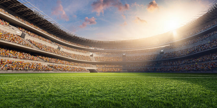 3D soccer stadium #2 Photograph by Aksonov