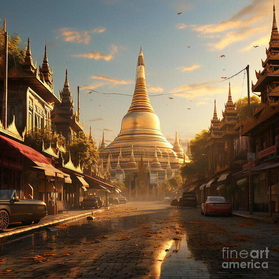 3d Sweet December Myanmar   Stylize 250   V 5.2 By Asar Studios Painting