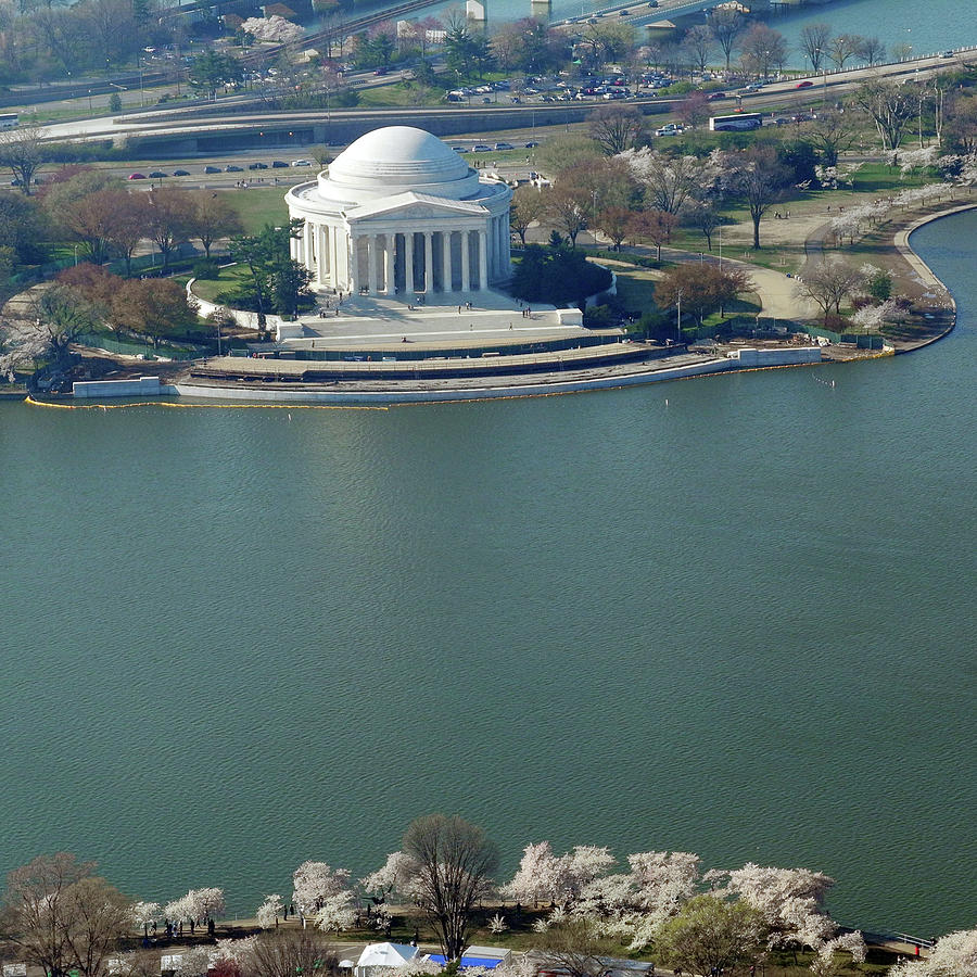  A birds eye view of the Jefferson Memorial #2 Photograph by Yue Wang