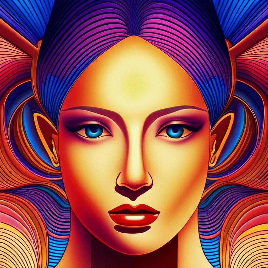 A Nft Woman Face #Fineartamerica #Womenintech #Womeninstem #Modernart # ...