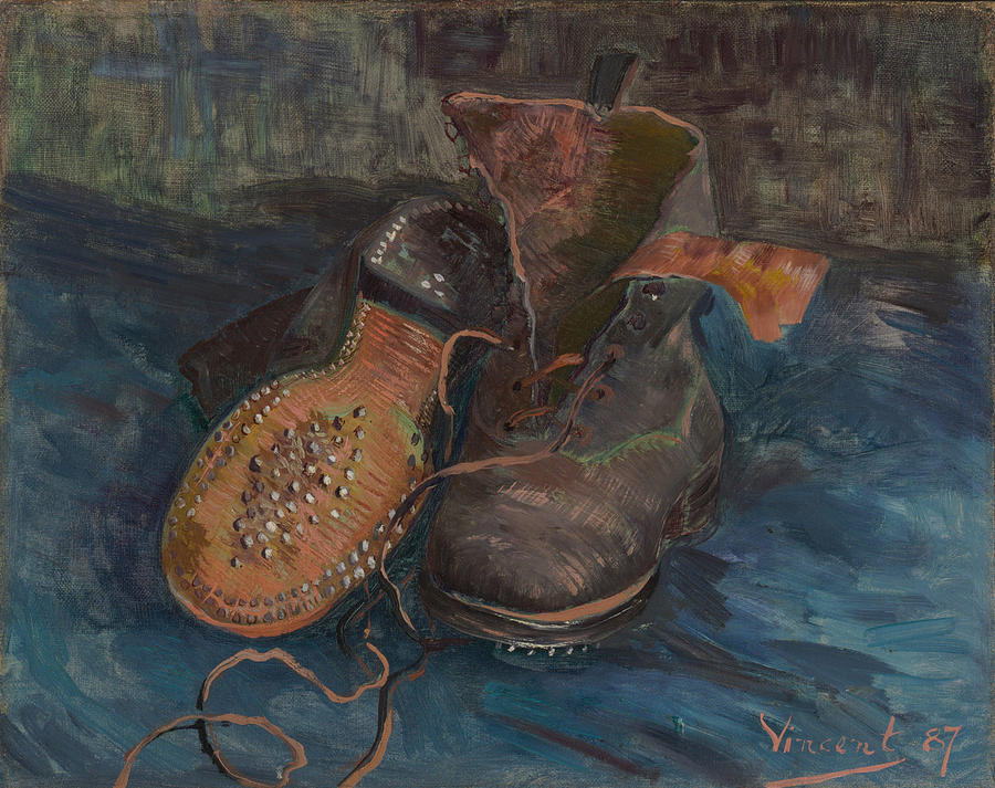 Vincent Van Gogh Painting - A Pair of Boots  #2 by Vincent van Gogh