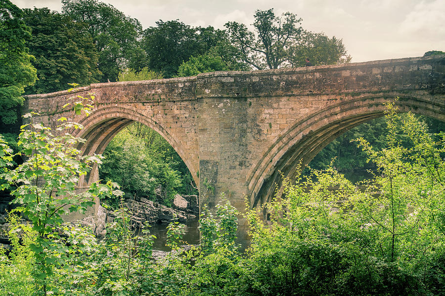 A View Of Devils Bridge, A Famous Landmark On The River Lune Near Kirkby Lonsdale, Cumbria, Uk Photograph