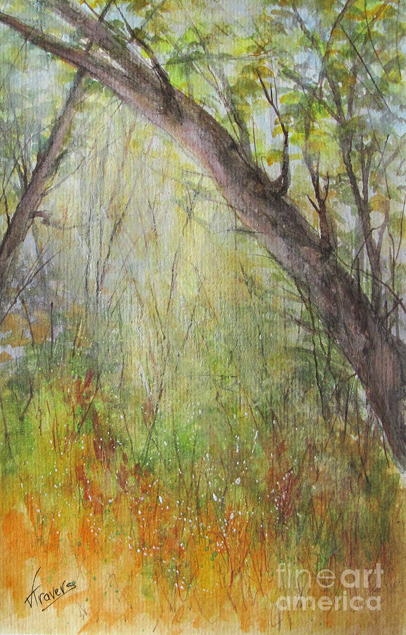 A Walk on the Wild Side #2 Painting by Valerie Travers