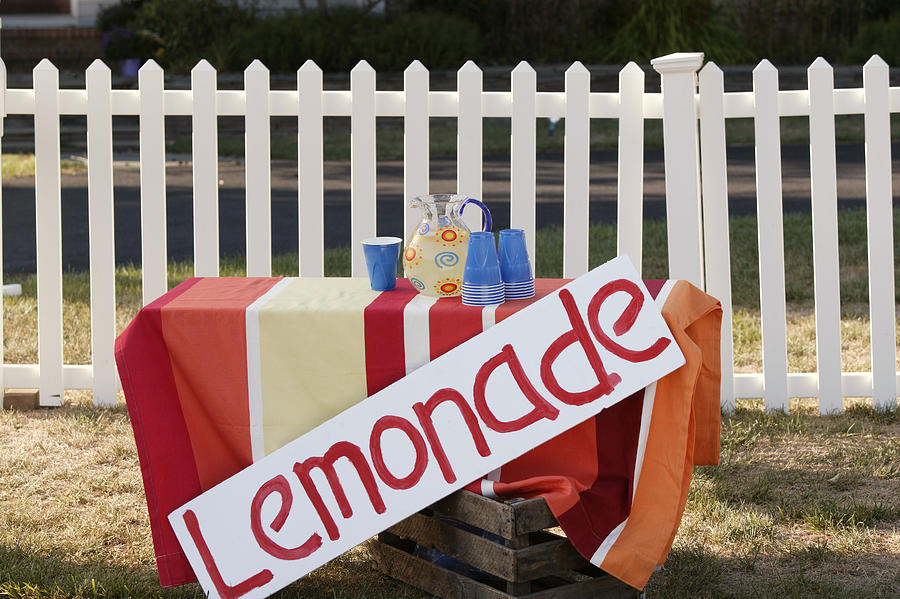Abandoned lemonade stand #2 Photograph by Comstock Images