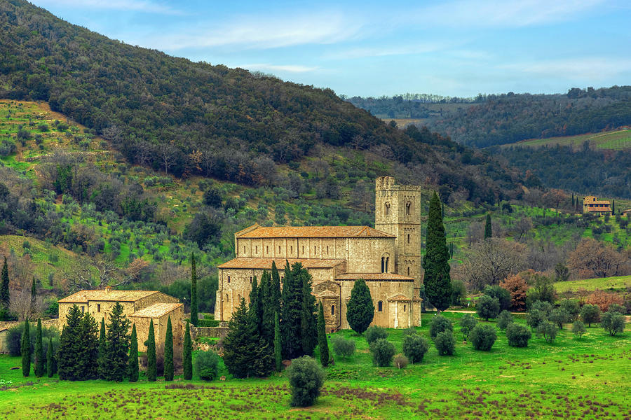 Holiday Photograph - Abbey of SantAntimo - Tuscany - Italy #2 by Joana Kruse