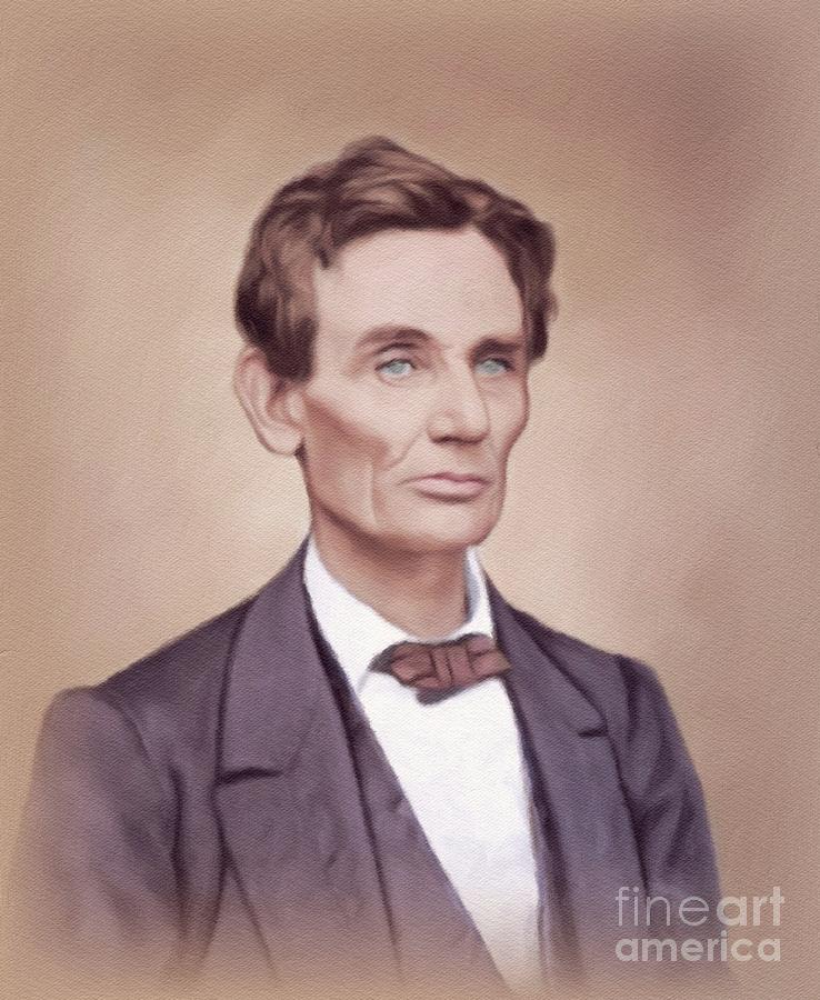 Abraham Lincoln President Painting By Esoterica Art Agency Fine Art