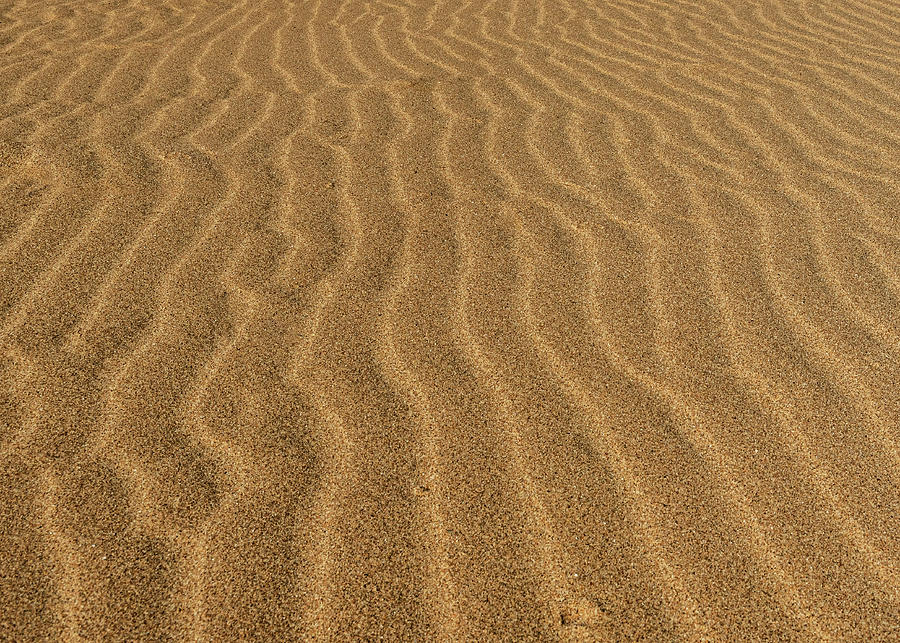 Abstract sand patterns in the desert #3 Photograph by Alessandra RC