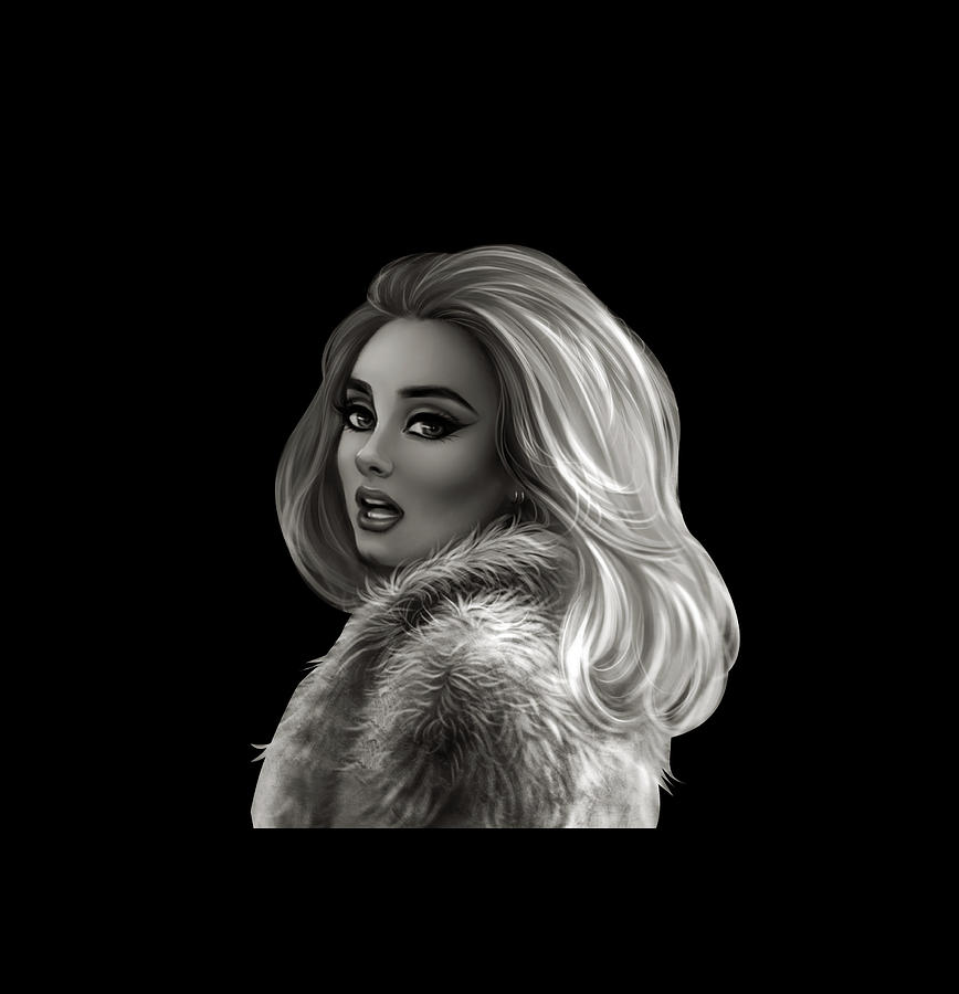 Adele Digital Art - Adele #2 by Teo Fahmi