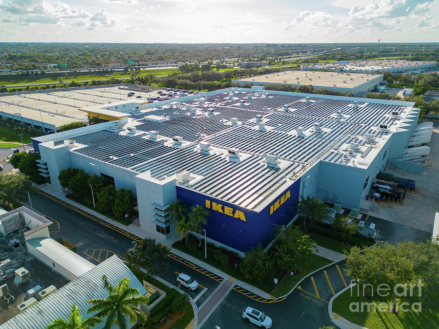 aerial-drone-photo-of-ikea-sunrise-fl-usa-photograph-by-felix